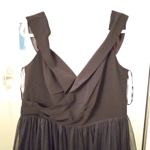 Maxi Tulle Plus Formal Dress NWT. Size 18(M) - Picture 4 of 9